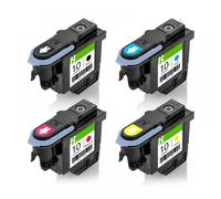 KFJHTWG Compatible 10 tête d'impression Compatible avec C4800A C4801A C4802A C4803A Compatible avec 2000c 2000cn 2000CSE 2500 2500C Imprimante(1 Set - 4 Pcs)