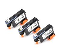 KFJHTWG Compatible 72 Imprinthead C9380A C9383A C9384A Compatible avec DesignJet T610 T620 T770 T790 T795 T1100 T1120 T1200 T1300 T2300(1Set - 3 Pieces)