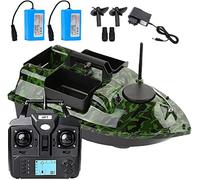 KFJZGZZ Bateau D'appât De Pêche Intelligent, Amorceur Peche Carpe GPS, Télécommandé 500m avec Feu Navigation LED, Convient pour Une Utilisation Nocturne et Nuageuse 12000mAh home