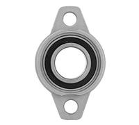 KFL006 Miniature en alliage de zinc et d'aluminium monté sur roulement à bride de bloc d'oreiller Roulement rhombique auto-alignant durable pour les machines alimentaires Machines