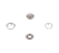 KFMON 100/200 Sets 9,5 mm Fasters en immédiat en métal, Fixation sécurisée Metal Press Studs, Boutons Snap Metal Projets de Couture, Accessoires de Mode Bricolage