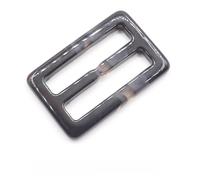 KFMON - Boucle d'écharpe rectangulaire en résine, 10 pièces, intérieur 2~6cm, Boucle de Ceinture pour Trench-Coat, Boucle à 3 Vitesses pour Remplacement de Ceinture de Manteau