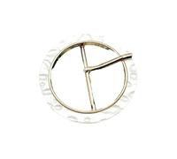 KFMON - Boucle intérieure en résine 30~50MM, écharpe en Soie, Boucle à 3 Vitesses, Simple, Trench Coat, Boucle de Ceinture avec Trous pour la réparation de la Ceinture de Manteau, 2/4 pièces