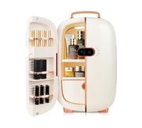 KFO Réfrigérateur De Soins De La Peau Portable Avec Affichage LED, Mini Réfrigérateur 12l Pour La Beauté, Le Maquillage Et Les Cosmétiques, Petit Réfrigérateur Refroidisseur Pour Chambre À Couche