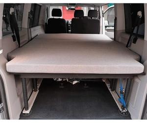 KFoam.ES Matelas Pliable pour Volkswagen T4, T5, T6, T6.1 Multivan, California Beach, Caravelle, Transporter, Camping-Car, Camper Van 185x148x8cm