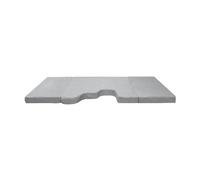 K'Foam Matelas Pliable pour lit Avant de Camping-Car Mercedes Viano, Couleur Grise (2003-2014) W639