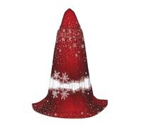 KFRXXZQB Cape à capuche imprimée de Noël pour jeunes - Cape imprimée réglable pour événements d'Halloween, théâtre scolaire et costumes S