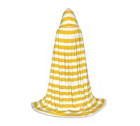 KFRXXZQB Cape à capuche imprimée jaune zeste de citron - Cape imprimée réglable pour les événements d'Halloween, le théâtre scolaire et les costumes, taille M