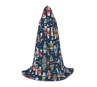 KFRXXZQB Cape à capuche pour femme - Motif casse-noisette - Imprimé - Réglable - Pour Halloween, théâtre et costumes - Taille L
