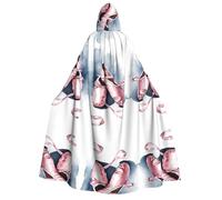 KFRXXZQB Cape d'Halloween imprimée danseuse de ballet pour adultes - Cape gothique imprimée complète pour festivals, événements et fêtes à thème avec tissu lavable en machine