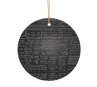 KFRXXZQB Impression physique - Pendentifs ronds en aluminium - Impression double face personnalisable, cordon doré fin de 0,8 mm pour Noël., 8cm, Alumide