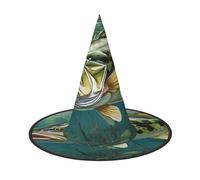 KFRXXZQB Lot de 2 chapeaux de sorcière pliables Motif vague de pêche au bar Pour festivals, fêtes et fêtes