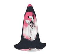 KFRXXZQB Taekwondo Design - Cape à capuche imprimée pour jeunes - Cape imprimée réglable pour événements d'Halloween, théâtre scolaire et costumes S