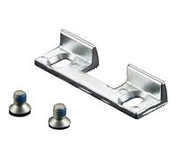 KFV Pièce de rechange type 115 pour plaques de serrure 46 x 14,4 x 9 mm, zinc moulé sous pression, argenté, pièce à visser pour ouvre-porte standard