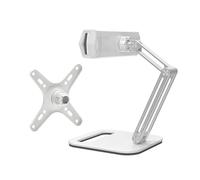 KFVMVTDW Support de moniteur simple for montage sur bureau, autoportant, adapté aux écrans d'ordinateur de 13 à 18 pouces, réglable en hauteur(2 In 1-01)