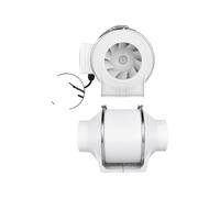 KFVMVTDW Ventilateur de conduit, ventilateur d'extraction, surpresseur à flux diagonal(5 inch 125mm kit)