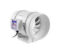 KFVMVTDW Ventilateur de conduit, ventilateur d'extraction, surpresseur à flux diagonal(8 inch stepless speed 200mm)