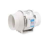 KFVMVTDW Ventilateur de conduit, ventilateur d'extraction, surpresseur débit diagonal(Small 4 inch 100mm 4 speed remote)