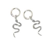 [Kfwfuaee] 1 paire de breloques de chaussures de bottes de style tibétain poli serpent pendentif Decky porte-clés ornement chaussures accessoires