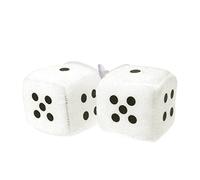 Kfwfuaee 1 Paire De Dés Flous Points Rétroviseur Cintre Décoration Voiture Accessoire Rétroviseur Ornements