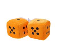 Kfwfuaee 1 Paire De Dés Flous Points Rétroviseur Cintre Décoration Voiture Accessoire Rétroviseur Ornements