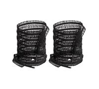 Kfwfuaee 1 paire de lacets en dentelle élastique froncée pour femmes et filles, chaussures de loisirs, baskets, bottes, larges plis, armoire à chaussures en dentelle, Noir Fungus, Taille unique