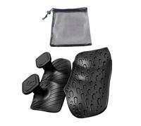 Kfwfuaee 1 paire de poignées antidérapantes en silicone pour haltérophilie, améliore les frictions, protège les mains, accessoires d'entraînement en silicone antidérapant