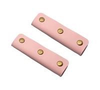 Kfwfuaee 1 paire de poignées en cuir PU souple avec poignées de protection pour les sangles de portefeuille souples pour bagages, porte-monnaie et sacs Protection des bagages, b