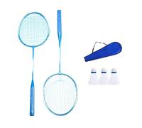 Kfwfuaee 1 paire de raquettes de badminton légères - Raquette de badminton professionnelle pour adultes et enfants - Double racquet