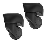 Kfwfuaee 1 paire de roulettes de rechange pour valise, valise à roulettes, rotation à 360 degrés, kit de réparation robuste pour roue de bagage, pièce de rechange, W142 Small, One Size