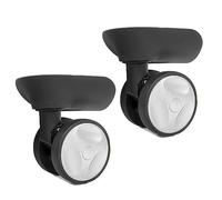 Kfwfuaee 1 paire de roulettes de rechange pour valise, valise à roulettes, rotation à 360 degrés, kit de réparation robuste pour roue de bagage, pièce de rechange, W158, One Size