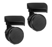 Kfwfuaee 1 paire de roulettes de rechange pour valise, valise à roulettes, rotation à 360 degrés, kit de réparation robuste pour roue de bagage, pièce de rechange, W133, One Size