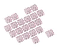 Kfwfuaee 21 touches portables Love Not Carveds Capuchons de touches PC transparents rétroéclairés Profil Mao pour taper et codage nocturnes des étudiants PC