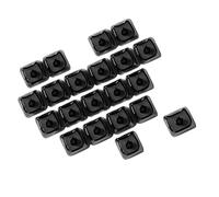 Kfwfuaee 21 touches portables Love Not Carveds Capuchons de touches PC transparents rétroéclairés Profil Mao pour taper et codage nocturnes des étudiants PC