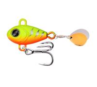 Kfwfuaee Appât à lame à couler rapide de 20 g avec motif de nage des yeux efficace en eau douce et salée Appât de pêche portable