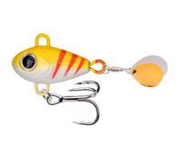 Kfwfuaee Appât à lame à couler rapide de 20 g avec motif de nage des yeux efficace en eau douce et salée Appât de pêche portable
