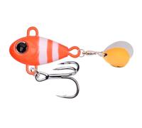 Kfwfuaee Appât à lame à couler rapide de 20 g avec motif de nage des yeux efficace en eau douce et salée Appât de pêche portable