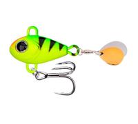 Kfwfuaee Appât à lame à couler rapide de 20 g avec motif de nage des yeux efficace en eau douce et salée Appât de pêche portable