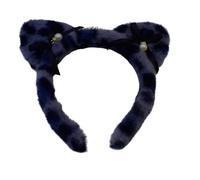 [Kfwfuaee] Bandeau en peluche Farley Chat avec imprimé animal Bandeau pour cheveux Fille Musique Festival Coiffe