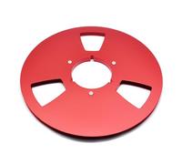 Kfwfuaee Bobine de rouleau en aluminium professionnelle pour enregistreur à bande ouverte 10,5 pouces Hub Accessoires compatibles Rouleaux métalliques légers avec disque