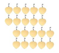 [Kfwfuaee] Breloque moderne en forme de cœur pour bijoux à usage général en acier inoxydable pratique et fascinant pour un usage quotidien