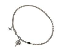 [Kfwfuaee] Collier décoratif tendance en forme d'étoile en pierre précieuse noire pour les femmes tendance qui apprécient une déclaration de bijoux distinctive