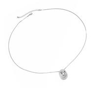 [Kfwfuaee] Élégant collier en forme de larme de coma pour femme, élégant collier en alliage texturé pour un usage quotidien et des occasions spéciales