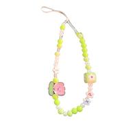 [Kfwfuaee] Élégant porte-clés fait à la main avec perles pendentif chaîne lanière mode téléphone portable corde femme sangle de téléphone bijoux