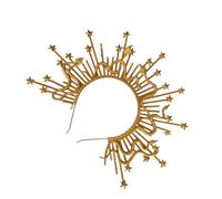 [Kfwfuaee] Élégant Serpent Doré Serpent Medusa Bandeau Portable Décoration Amoureux Costume pour les Amateurs de Mythologie et Costumes