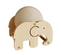 Kfwfuaee Grattoir en sisal ondulé pour chat - Résistant à l'usure - Grande planche en forme de roue