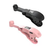 Kfwfuaee Lot de 2 tarauds d'écran automatiques réglables pour smartphones Design ABS Compatibilité de plusieurs appareils Installation rapide Accessoire de jeu Smartphone Auto Tapper