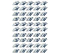 [Kfwfuaee] Lot de 50 breloques en bambou chinois vintage avec pierres précieuses transparentes faites à la main Accessoires de fourche