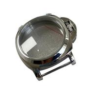 Kfwfuaee Mallette de rangement en acier inoxydable de 44 mm avec étui de rangement idéal pour les mouvements de montre, projet d'entretien, Sable clair