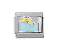 [Kfwfuaee] Module de charme italien à la mode avec module amovible Perle carrée délicate lien de charme italien